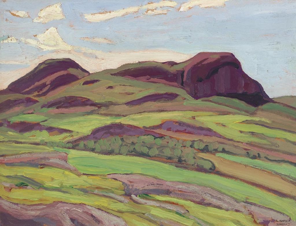 Lawren Stewart Harris (1885-1970) - Interior of Newfoundland (Hills-Newfoundland) (1921)