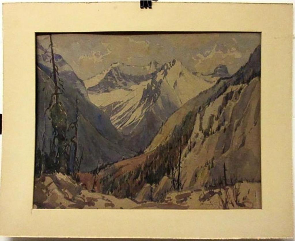 Alfred Crocker Leighton (1901-1965) - The Lake Louise Road, Banff