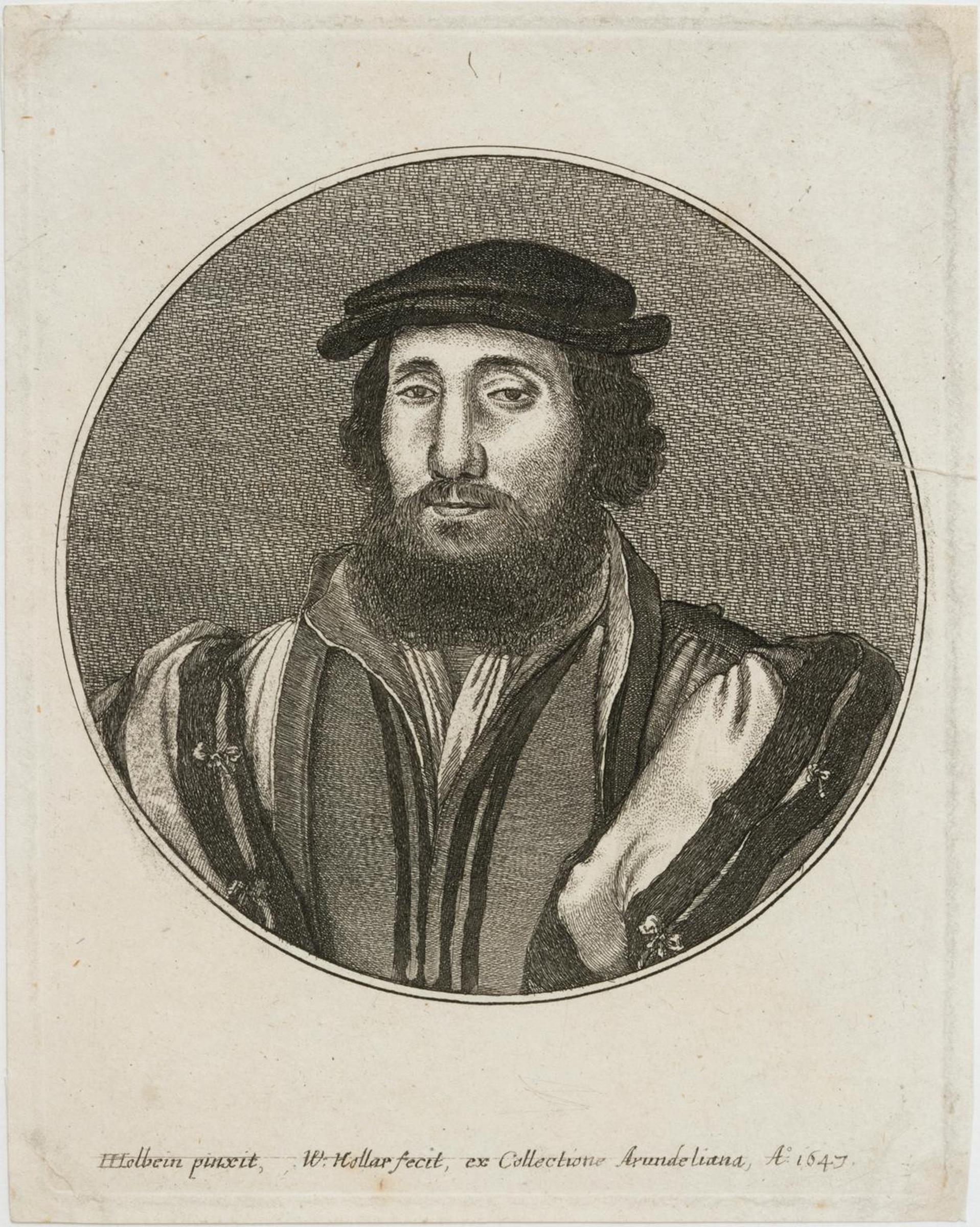 Wenceslaus von Prachna Hollar (1607-1677) - Portrait of a Bearded Man