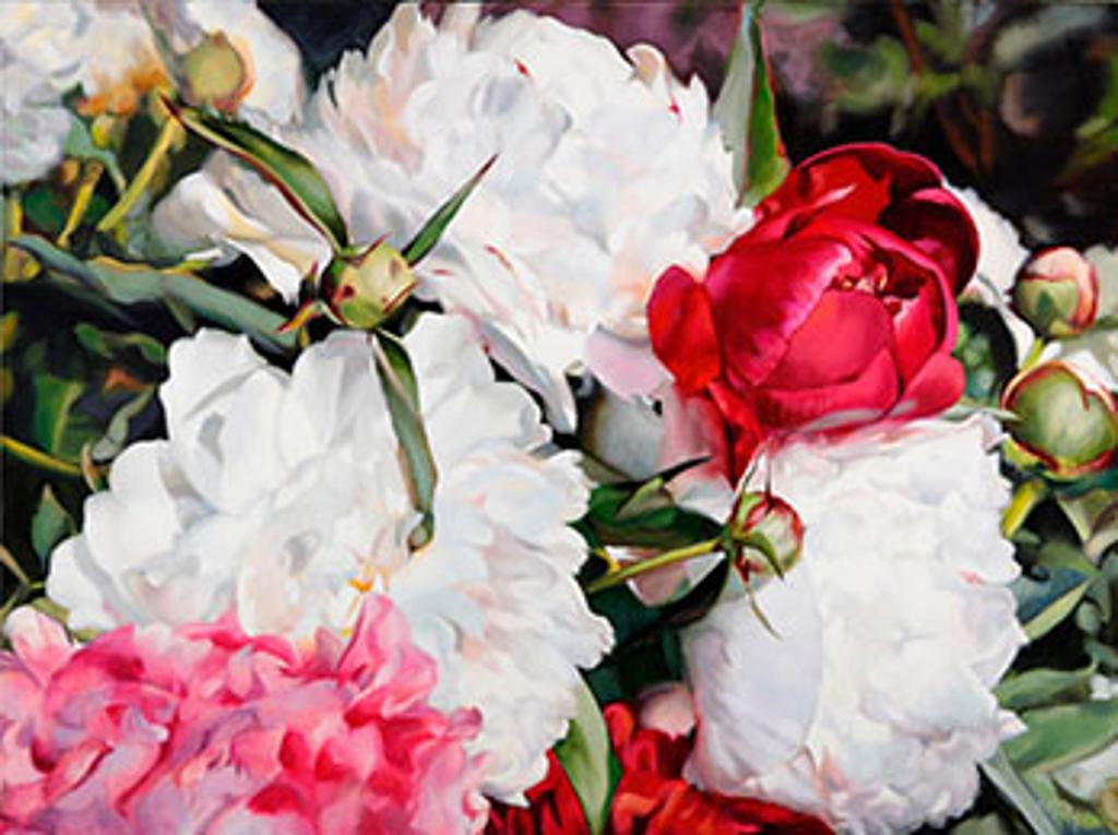 Gabor L. Nagy (1945) - Peonies for the Emperor's Table