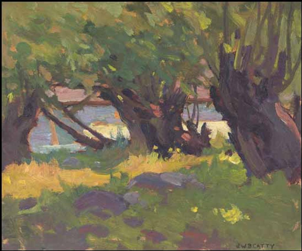 John William (J.W.) Beatty (1869-1941) - Sunlight in the Willows