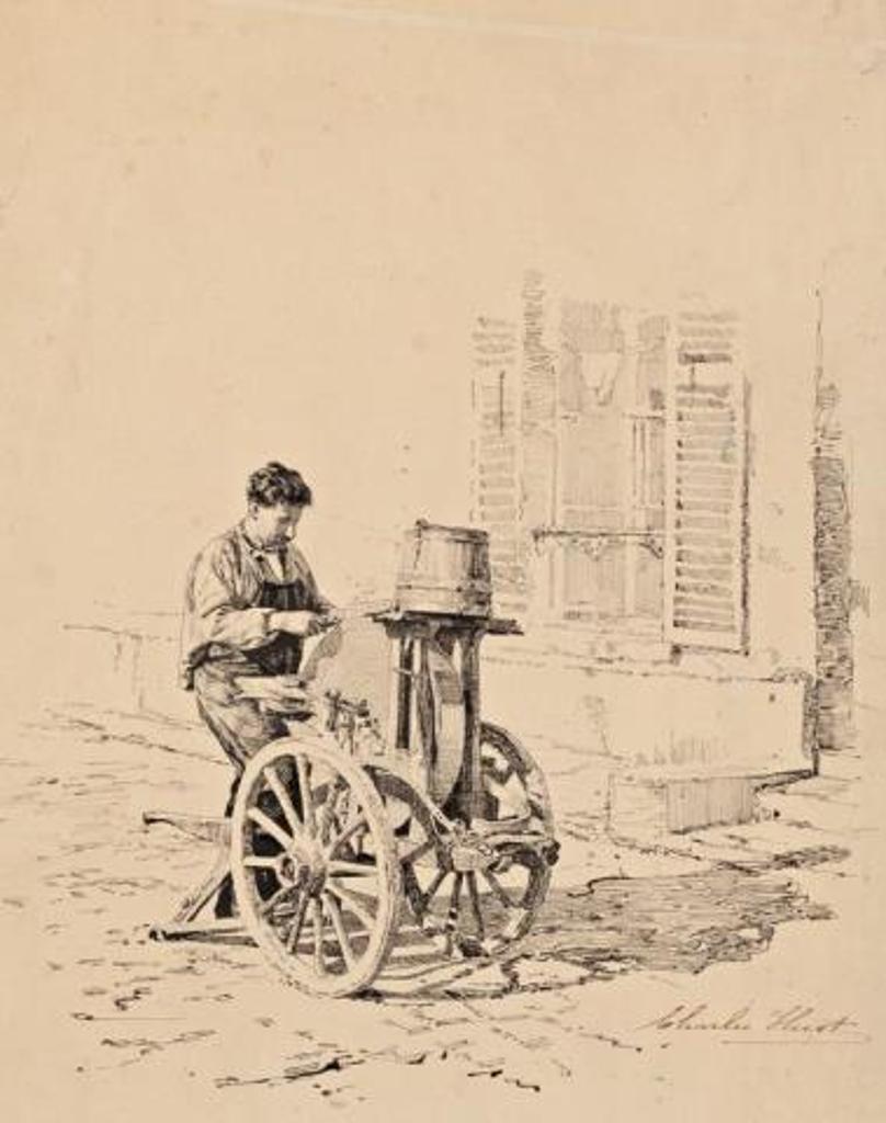 Charles Edouard Masson Huot (1855-1930) - The Sharpening Wheel