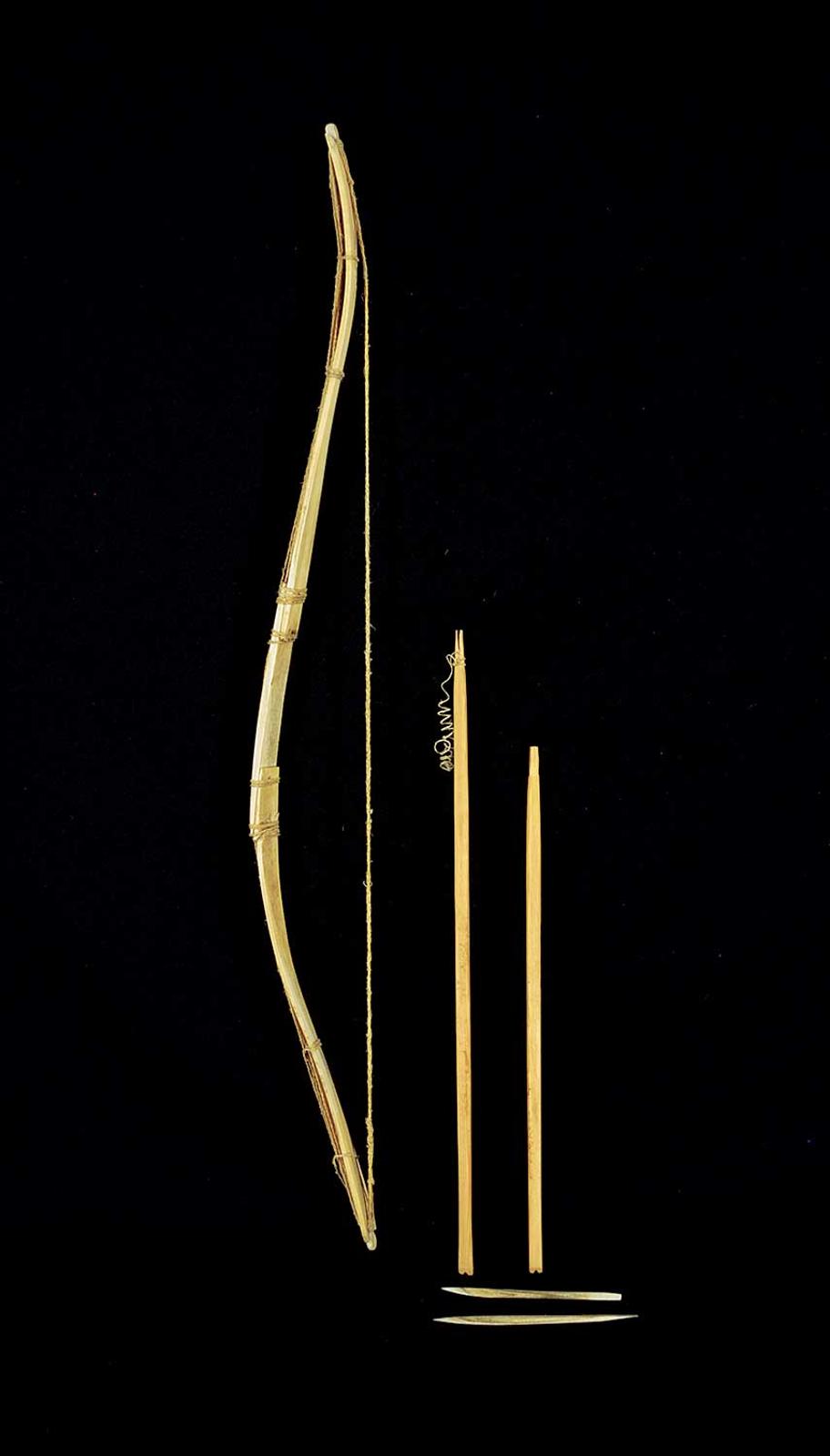 School [Barnabus Arnasungaaq] Inuit - Bow with Two Arrows
