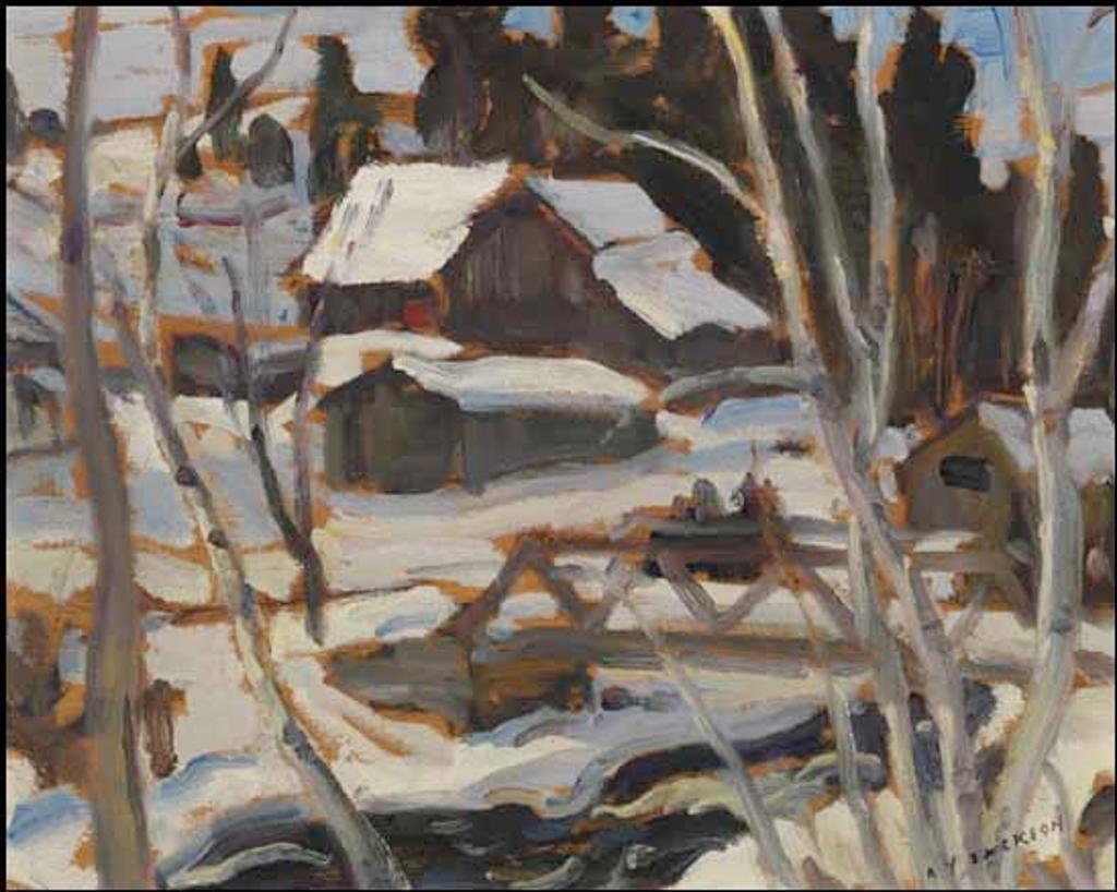 Alexander Young (A. Y.) Jackson (1882-1974) - The Creek at Ripon, Quebec