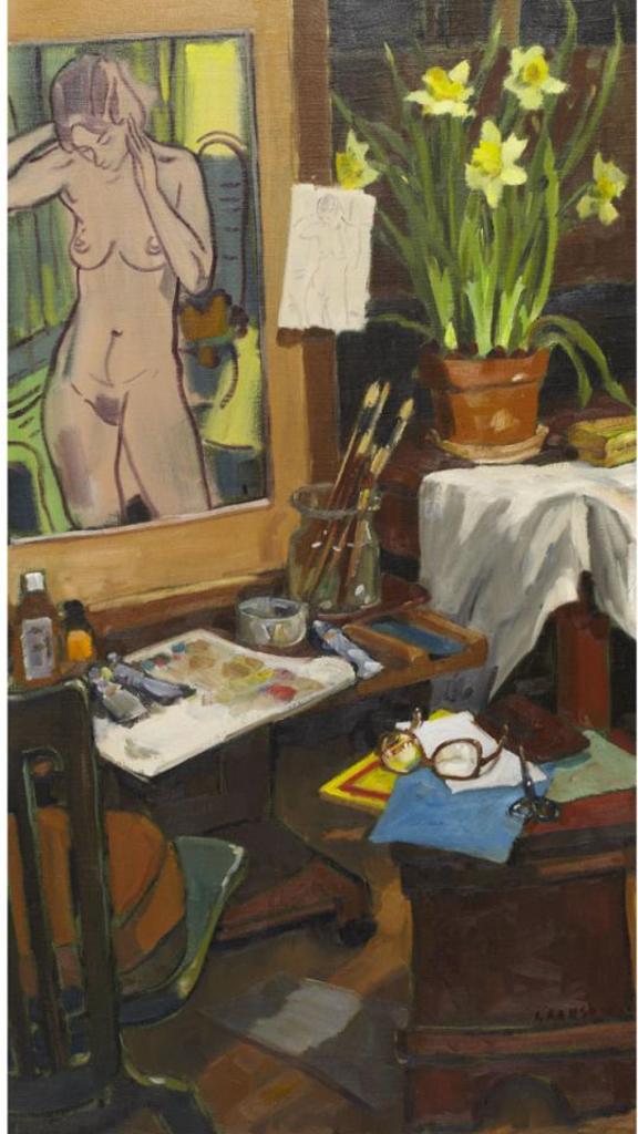 Helmut Gransow (1921-2012) - Studio Still Life With Standing Nude