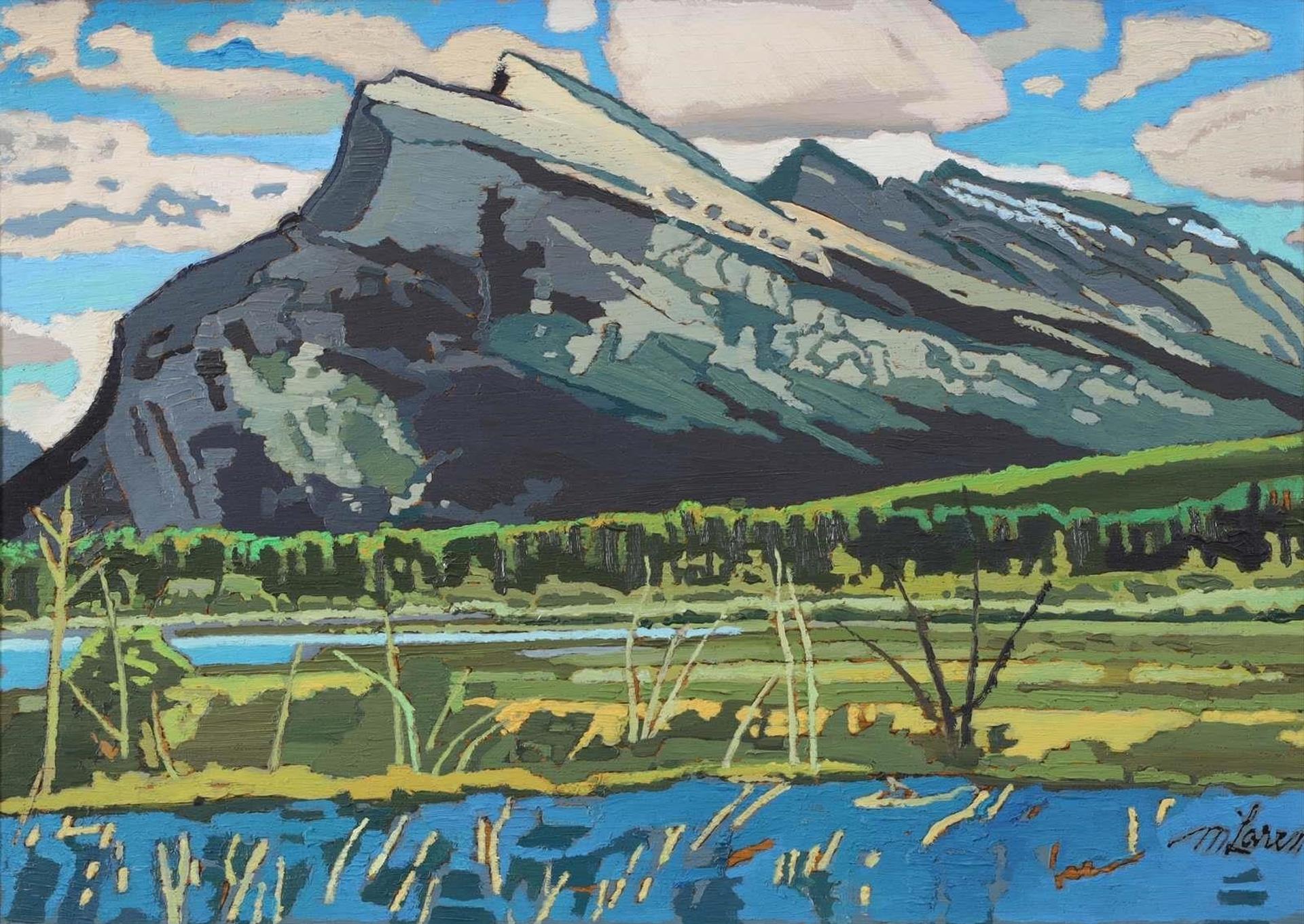 John (Jack) Wilson Mclaren (1896-1988) - Mount Rundle, Canadian Rockies