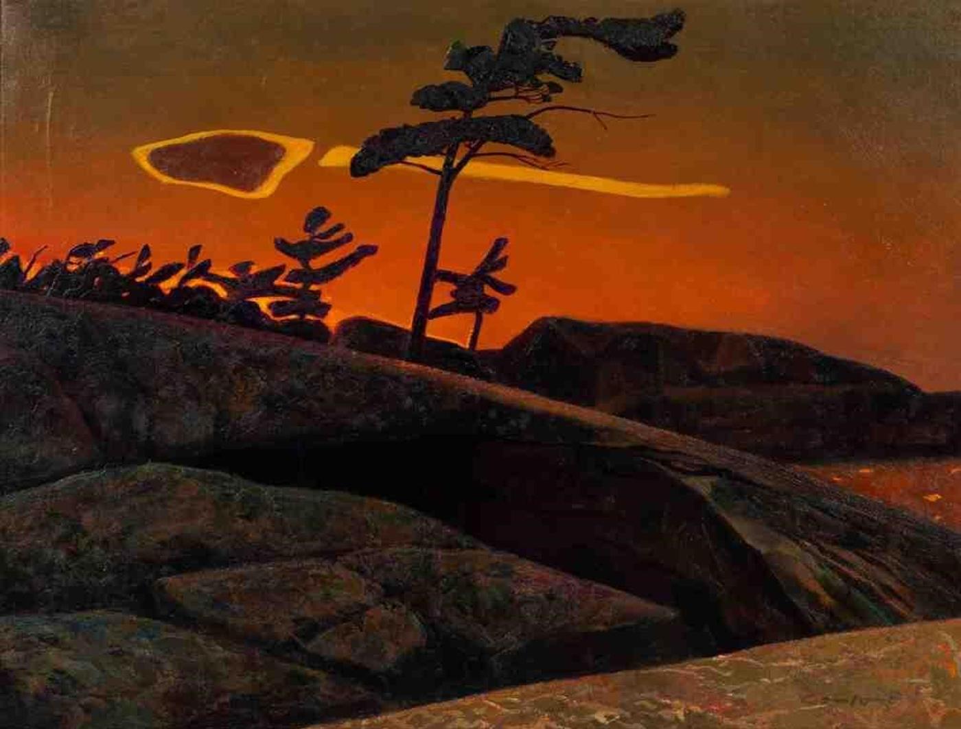 Charles Fraser Comfort (1900-1994) - Evening Sky, Georgian Bay