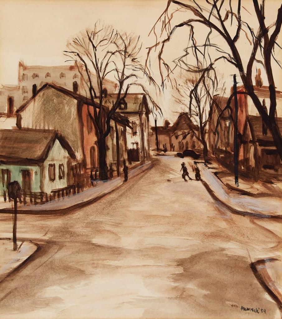 Albert Jacques Franck (1899-1973) - Children Playing in the Street