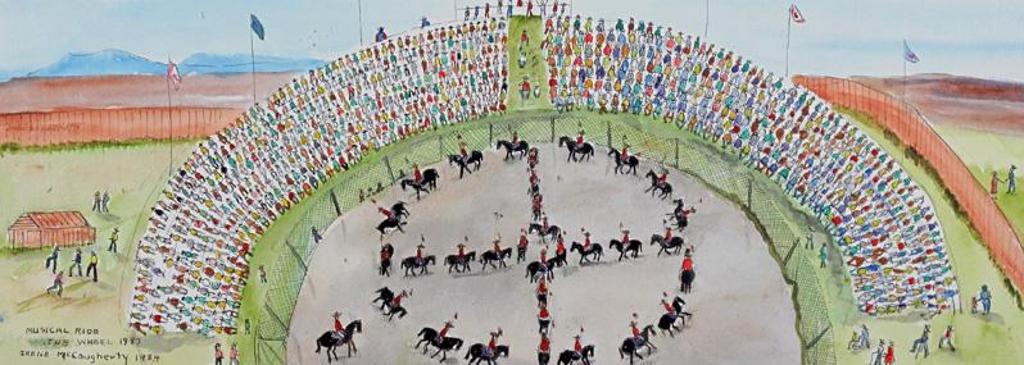 Irene E. McCaugherty (1914-1996) - Musical Ride, The Wheel, 1983; 1984