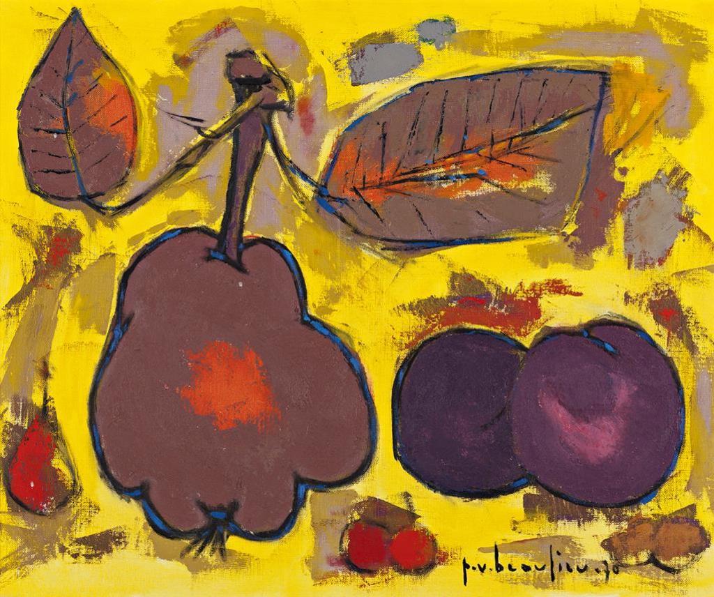 Paul Vanier Beaulieu (1910-1996) - Still Life with Pear & Prunes
