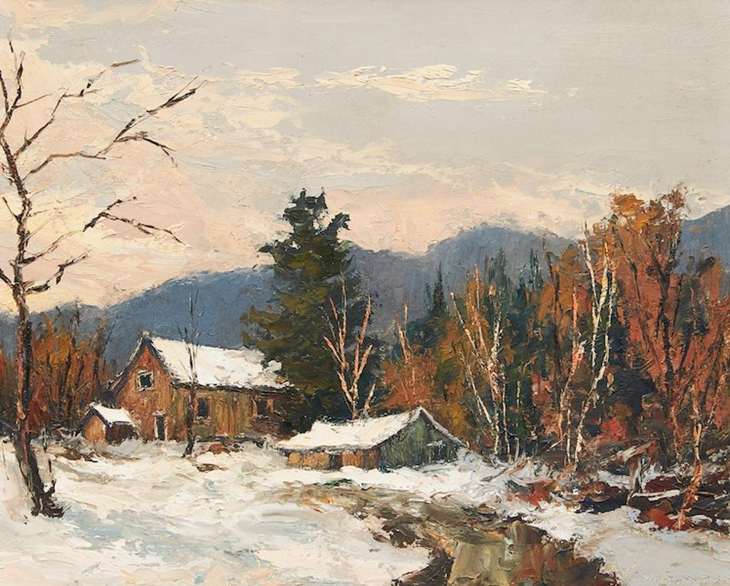 Wilf Franks Griffiths (1917-2000) - Old House in Haliburton; The Red Tree