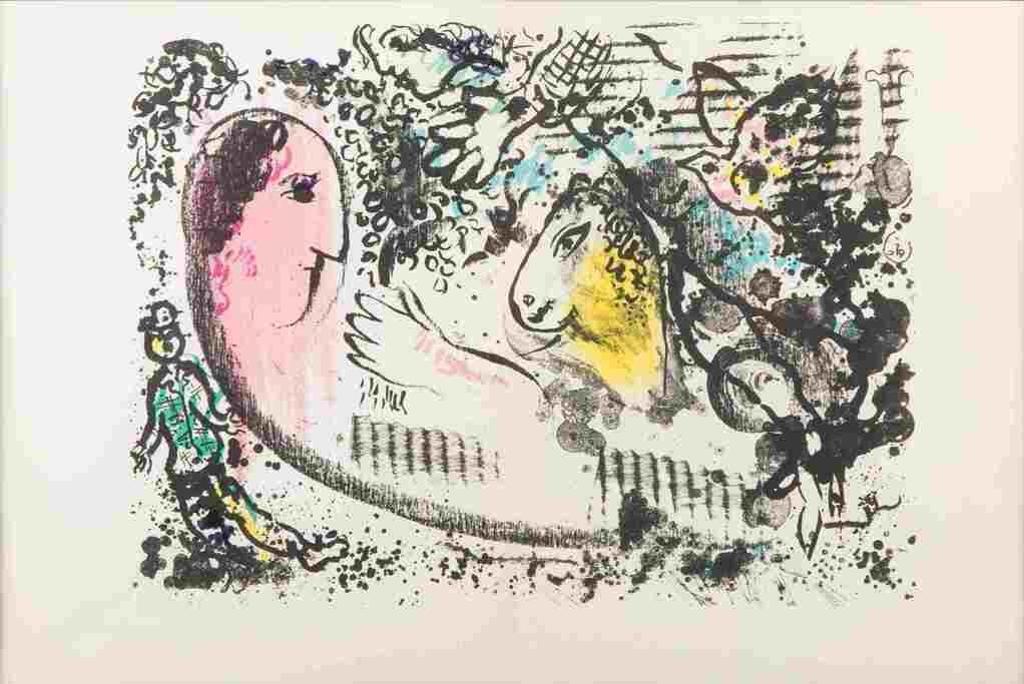 Marc Chagall (1887-1985) - Derriere le Miroir