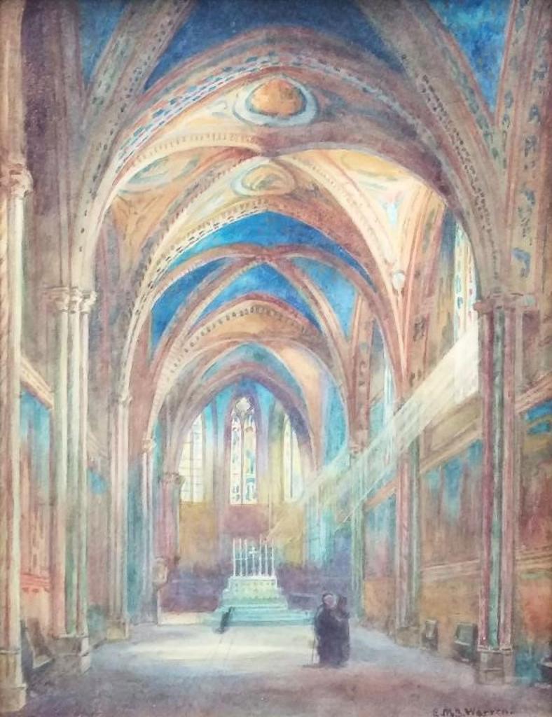 Emily Mary Bibbens Warren (1869-1956) - Cathedral Interior