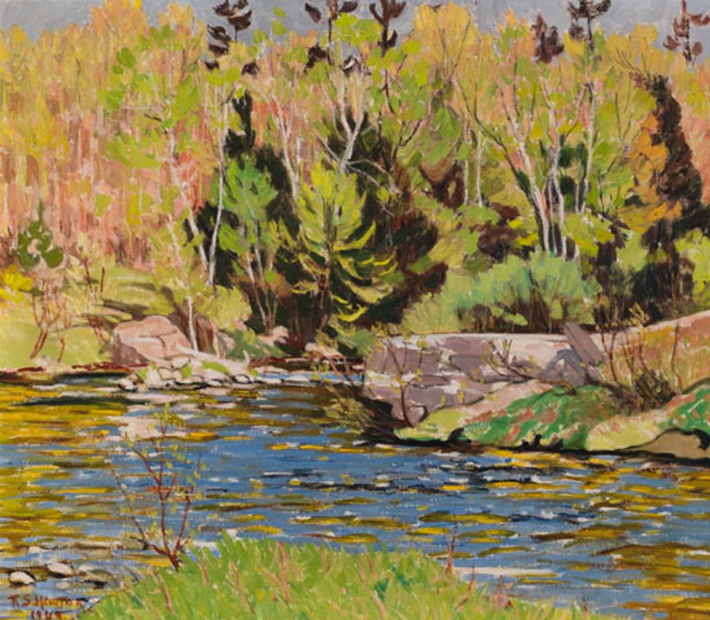Randolph Stanley Hewton (1888-1960) - Landscape with Stream