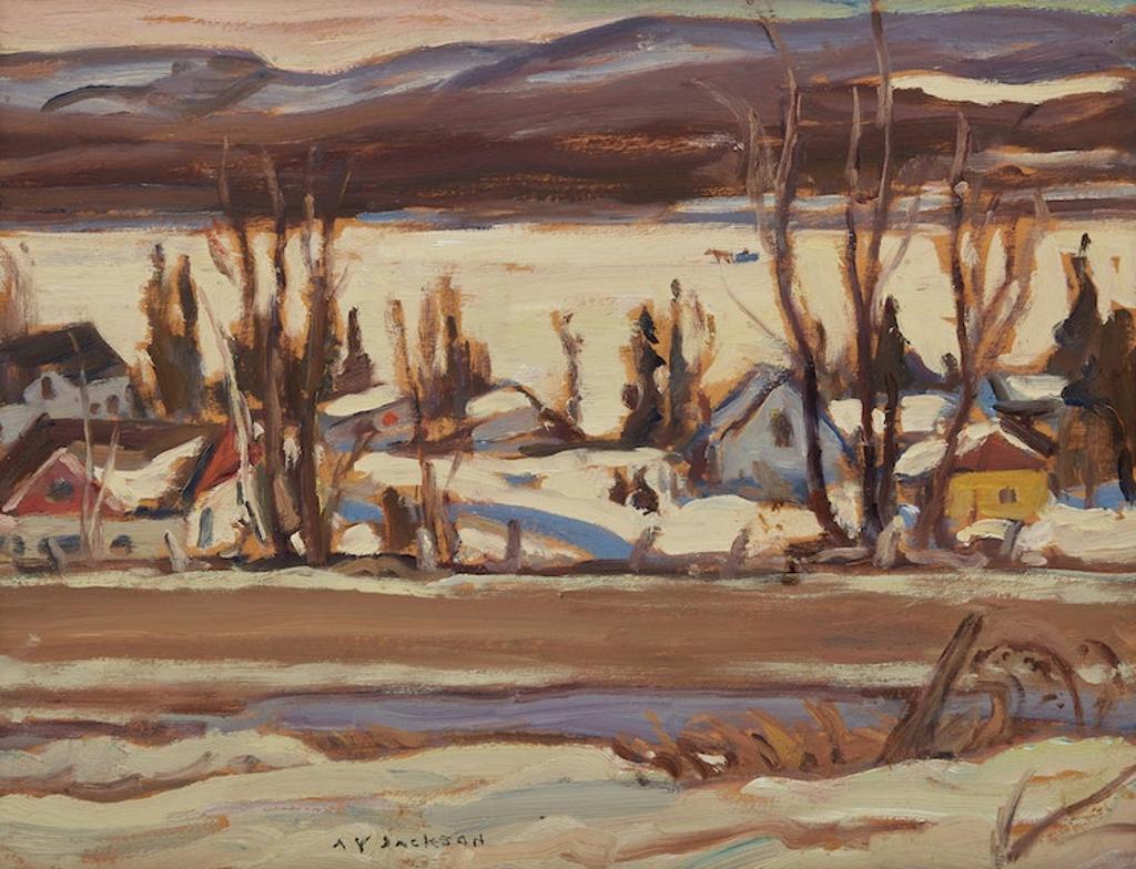 Alexander Young (A. Y.) Jackson (1882-1974) - Lac Millette, Quebec (Winter Landscape)
