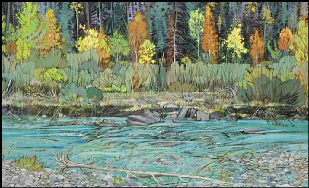 Edward William (Ted) Godwin (1933-2013) - Fall on Baker's Creek, Kananaskis