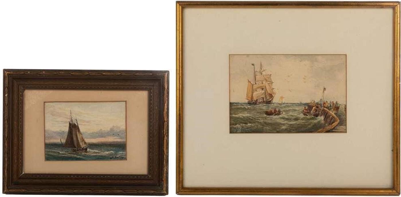 William Armstrong (1822-1914) - Seascapes
