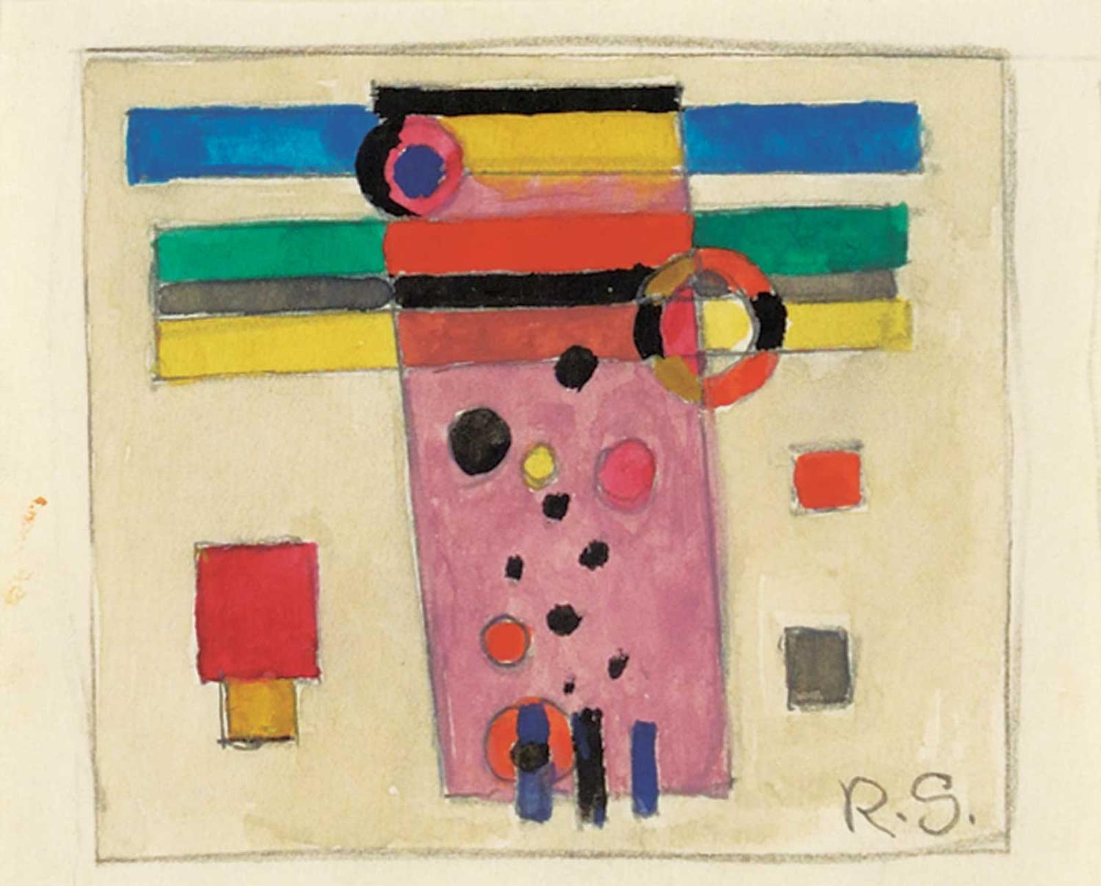 Rolph Scarlett (1889-1984) - Untitled - Mini Abstract