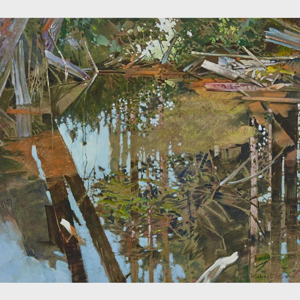 Robert Douglas Genn (1936-2014) - Pond On The Yakoun, Queen Charlotte Islands