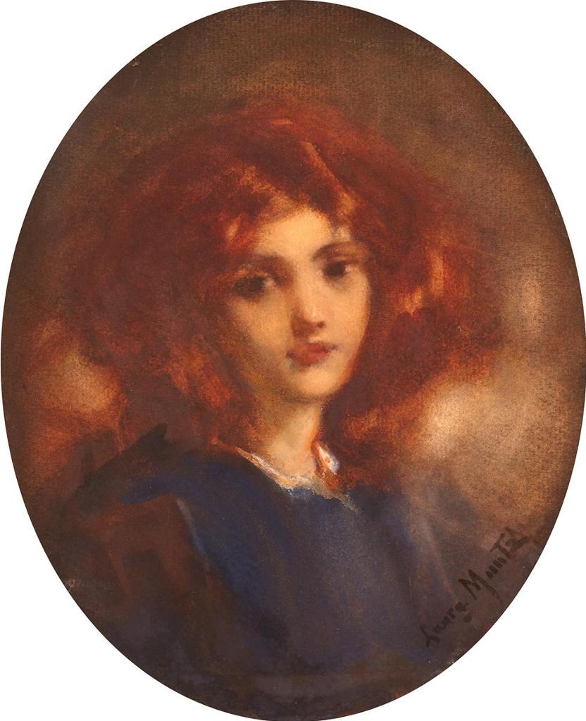 Laura Adeline Lyall Muntz (1860-1930) - Portrait Of A Girl