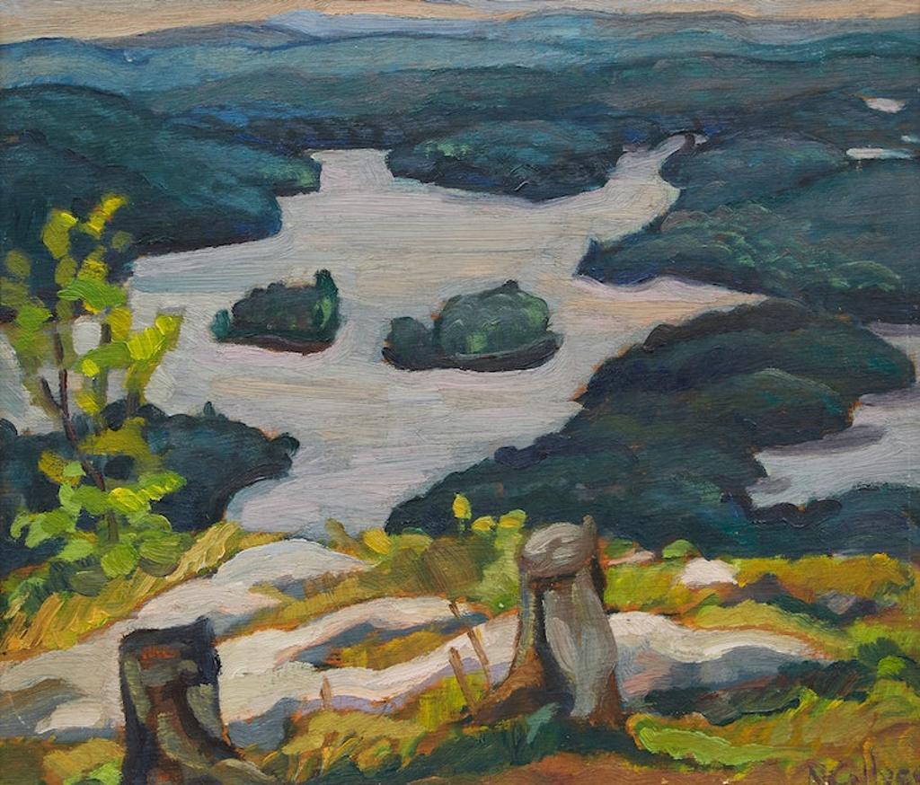 Nora Frances Elisabeth Collyer (1898-1979) - Sixteen Island Lake from Savage’s Mountain