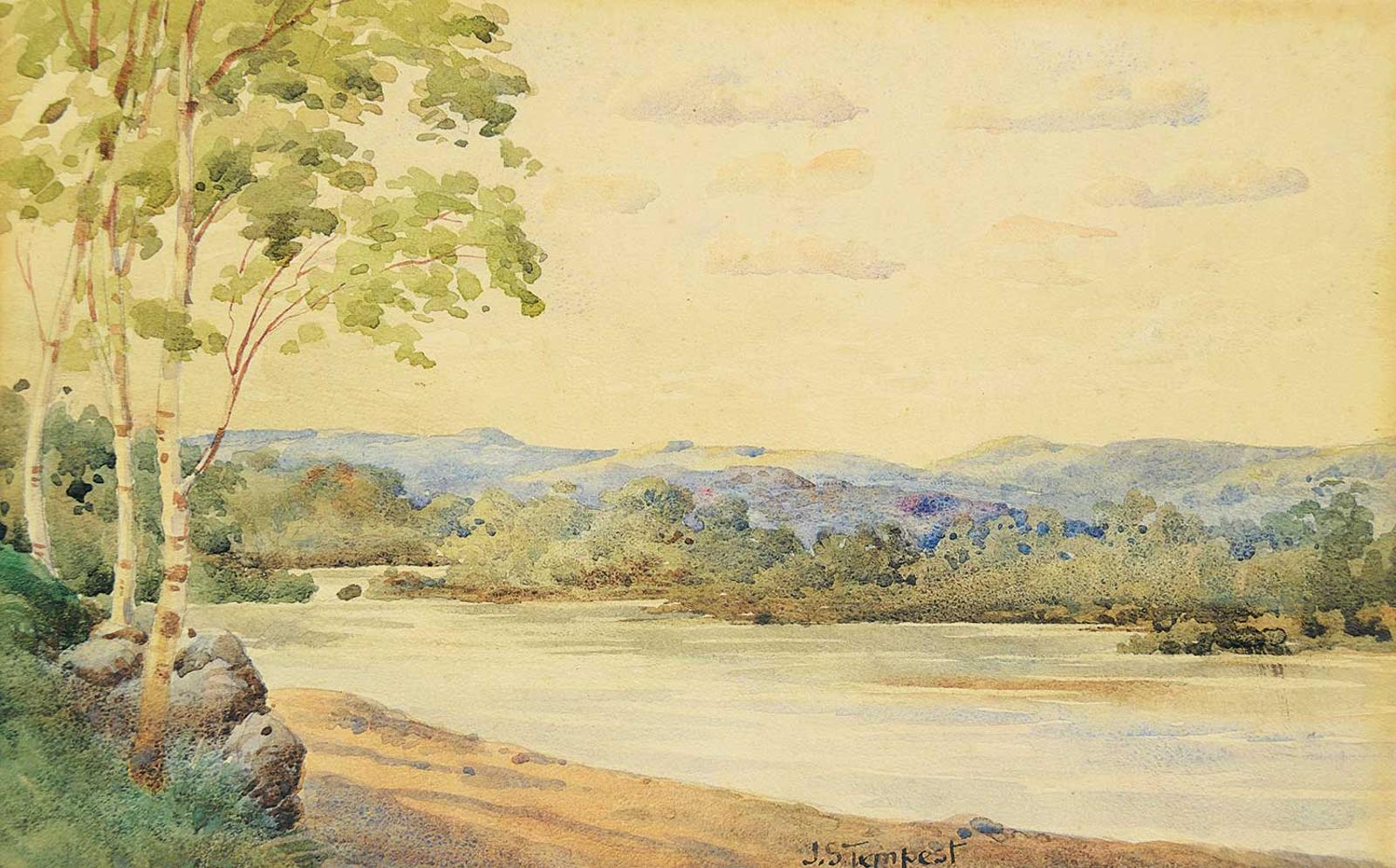 John Sugden Tempest (1864-1941) - Untitled - Lazy River