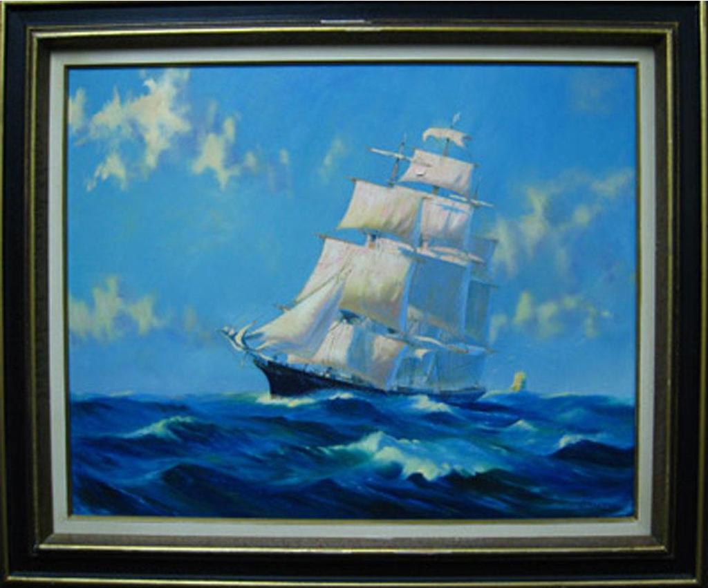 George Carter (1910) - Clipper In Rough Seas