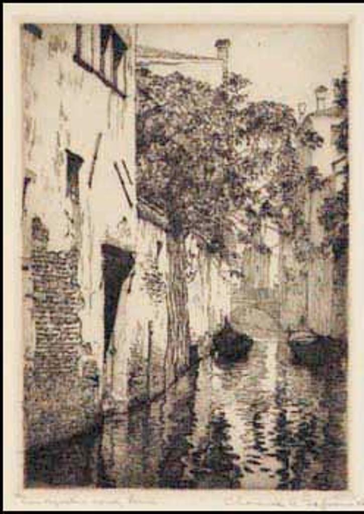 Clarence Alphonse Gagnon (1881-1942) - San Agostino Canal, Venice