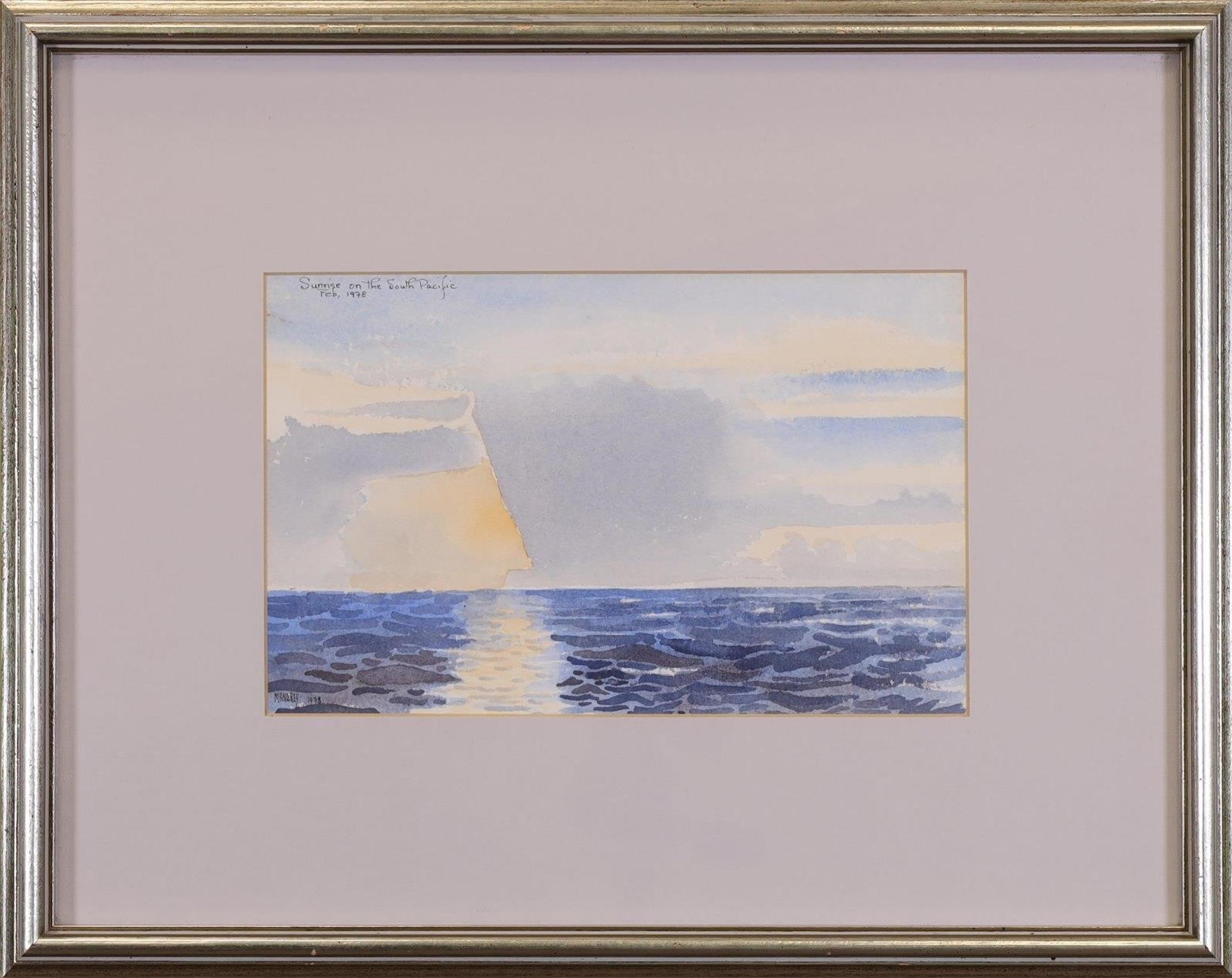 Thelma Alberta Manarey (1913-1984) - Sunrise On The South Pacific; 1978