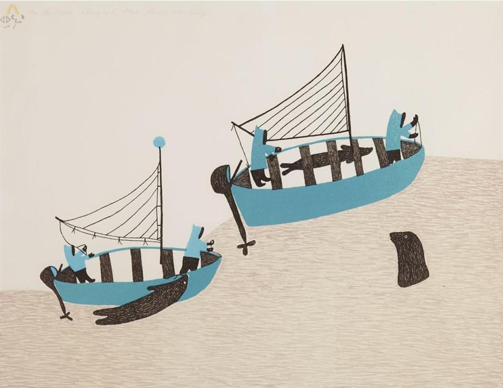 Lucy Qinnuayuak (1915-1982) - On The Ocean