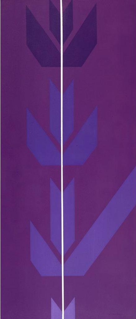 Robert James Houle (1947) - Ojibway Purple Leaves #1