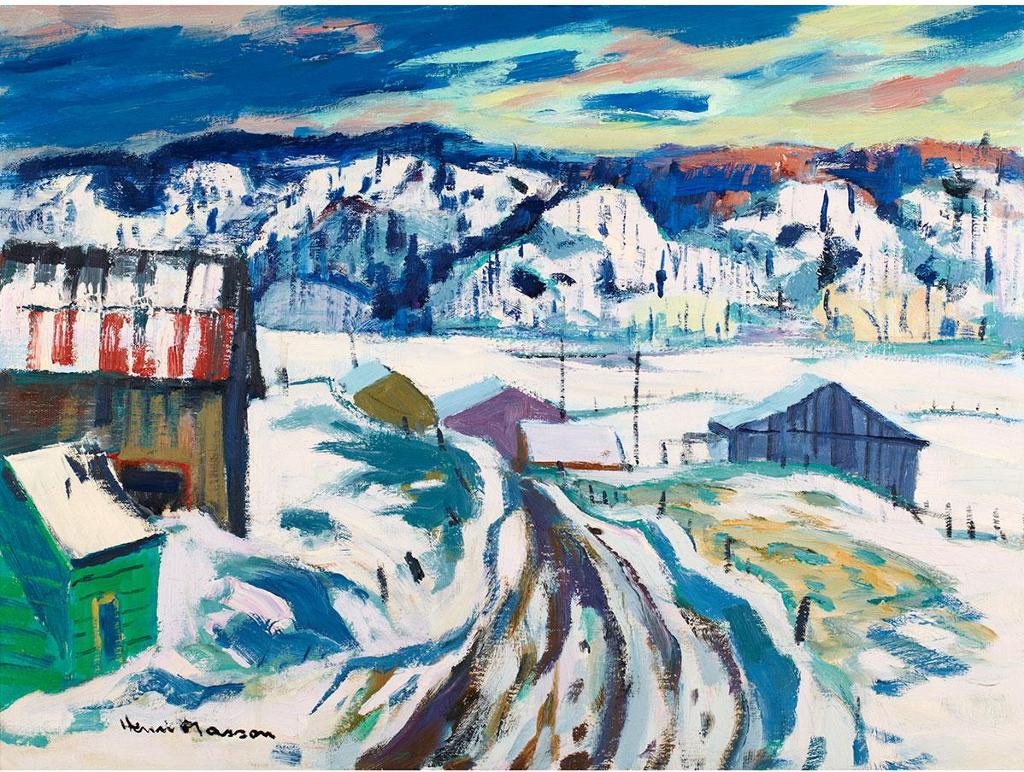 Henri Leopold Masson (1907-1996) - Road To Ripon, Que.