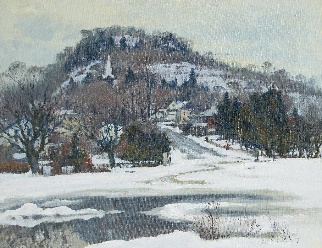 Robert Wakeham Pilot (1898-1967) - Village in Winter