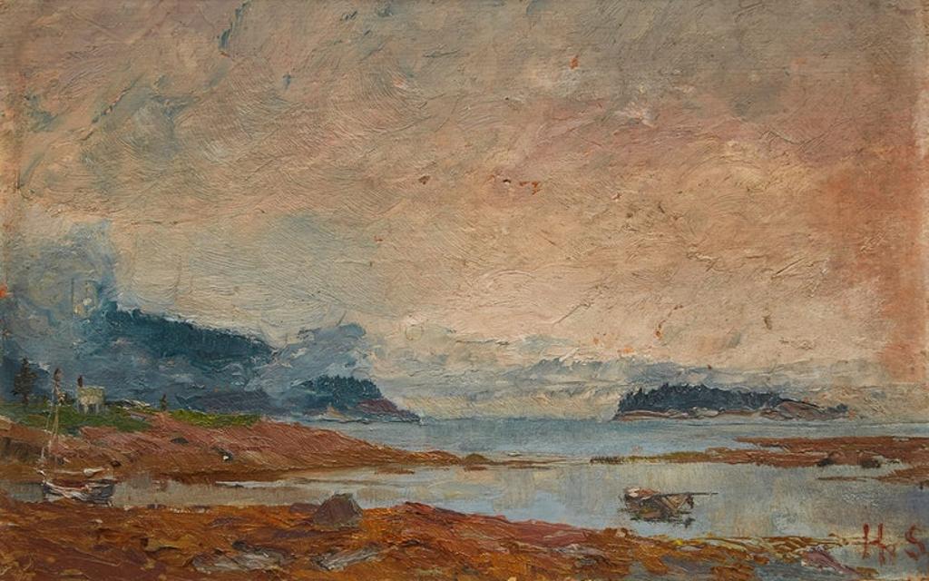 Henry John Sandham (1842-1910) - Shoreline Landscape