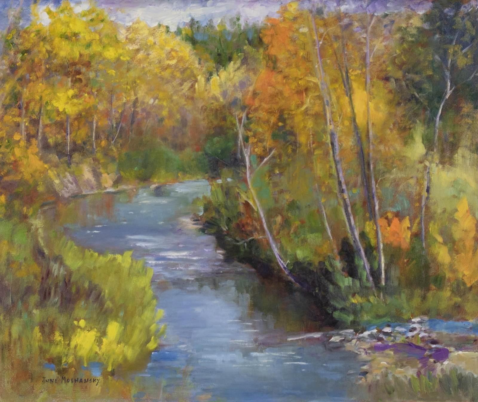 June Leona Moshansky - Autumn On Ware Creek