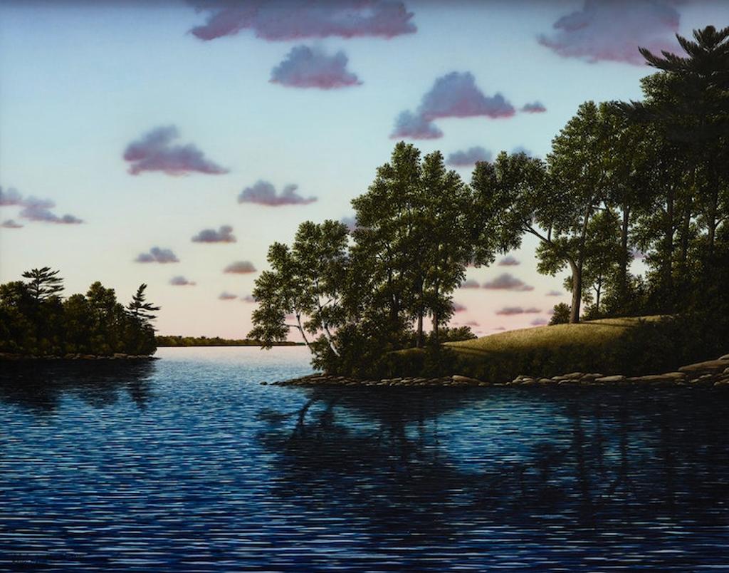 Michael Peter French (1951) - Islands Sunset on the Rideau