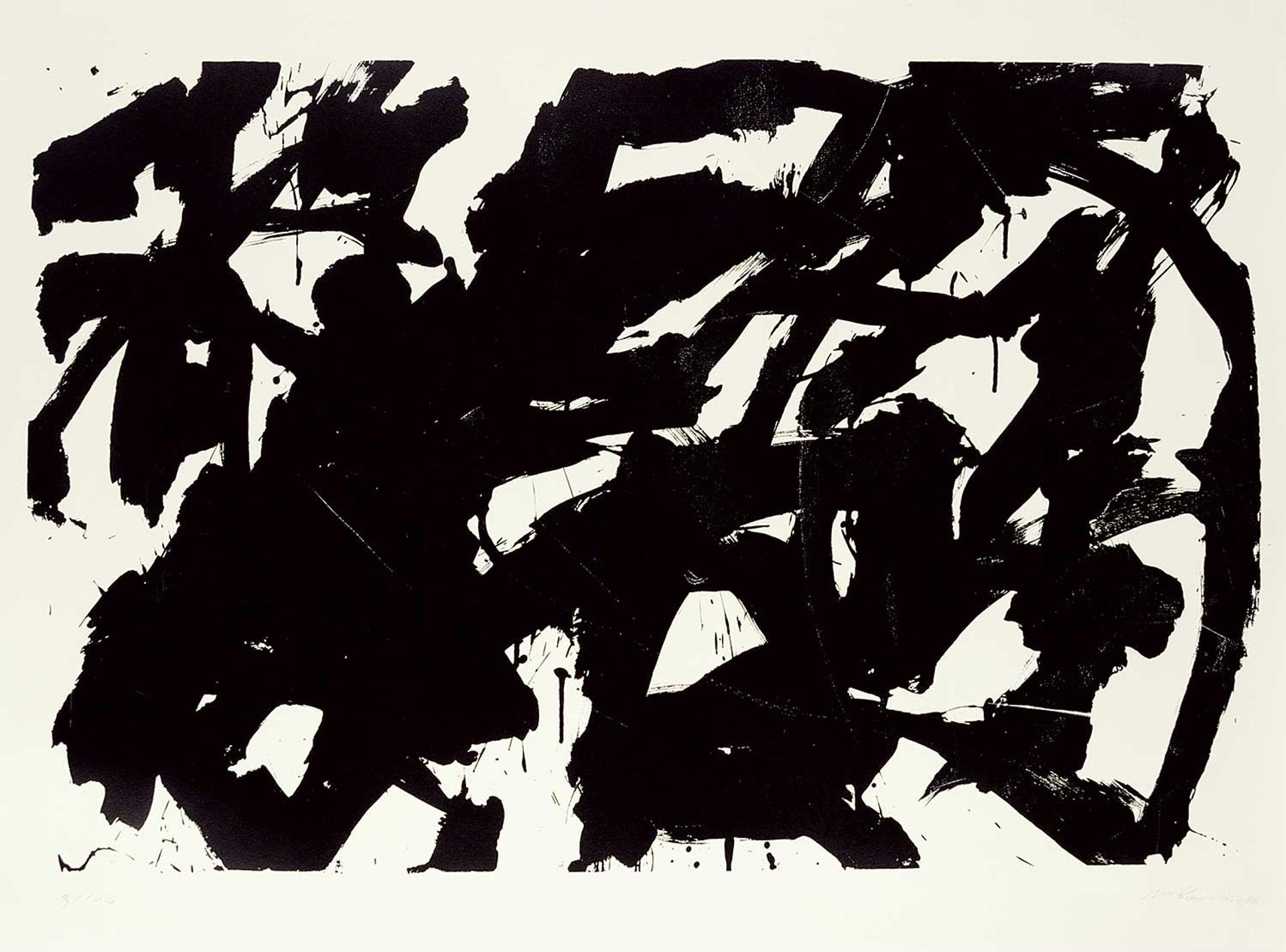 Guido Molinari (1933-2004) - Untitled - Black Grid  #3/100