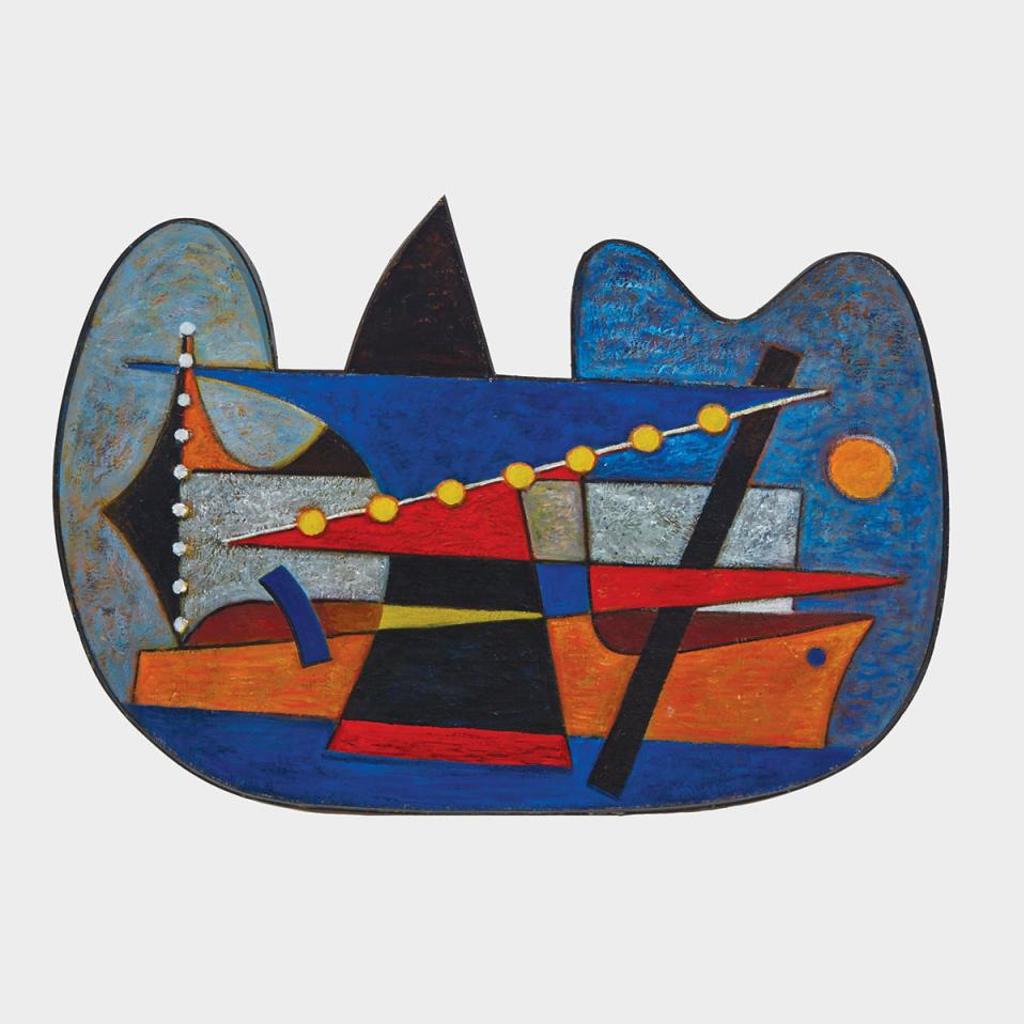 Sorel Etrog (1933-2014) - Harbour At Night, 1953-4