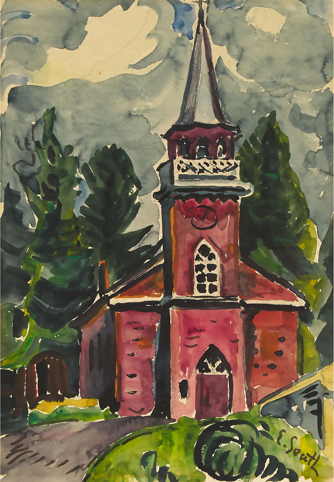 Ethel Seath (1879-1963) - Red Church