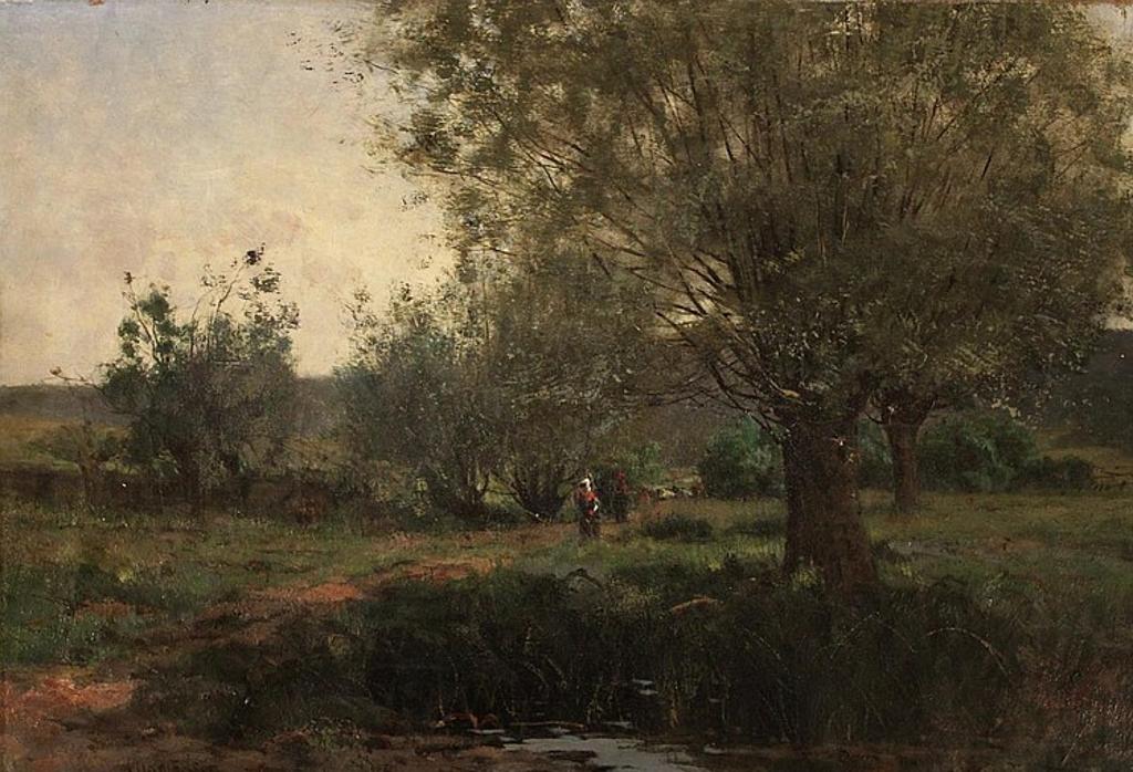Aaron Allan Edson (1846-1888) - oil on canvas