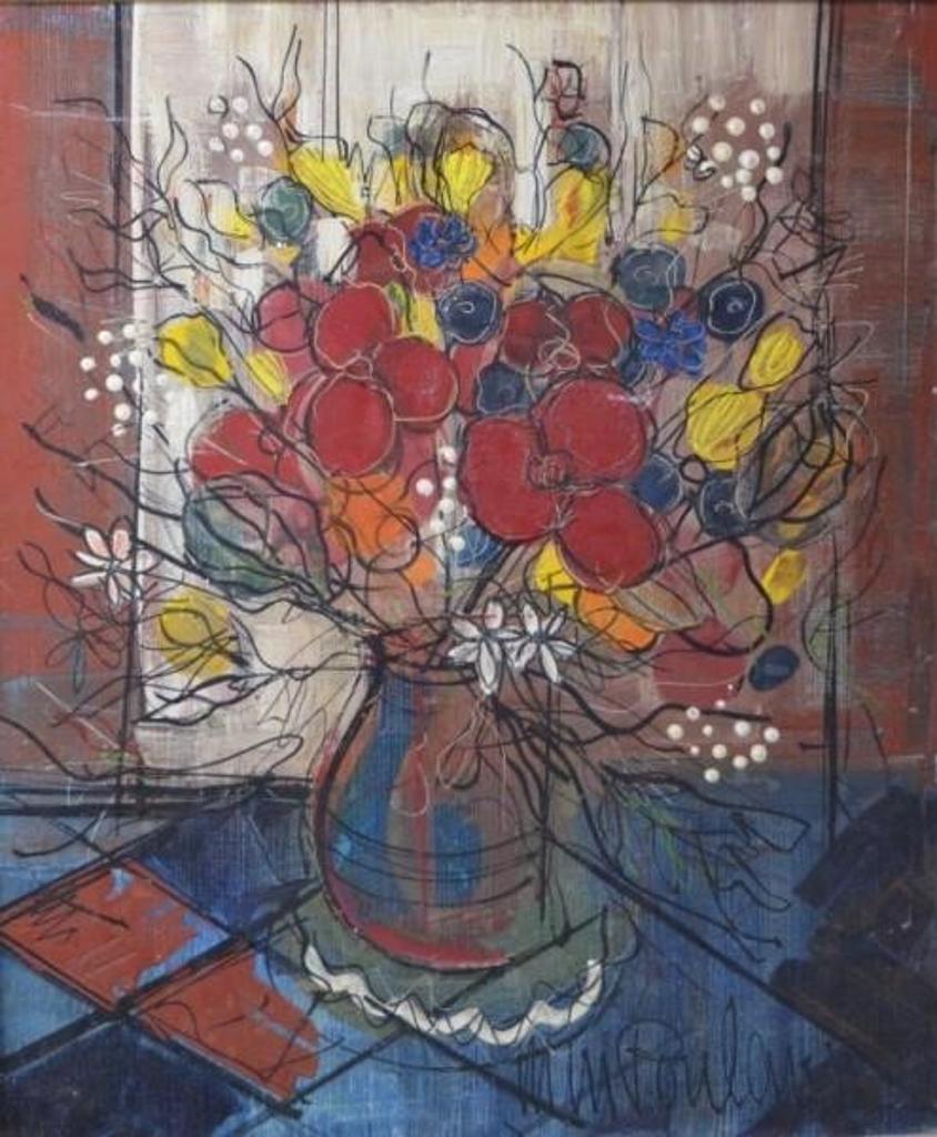 Michel-Marie Poulain (1906-1991) - Still Life with Flowers