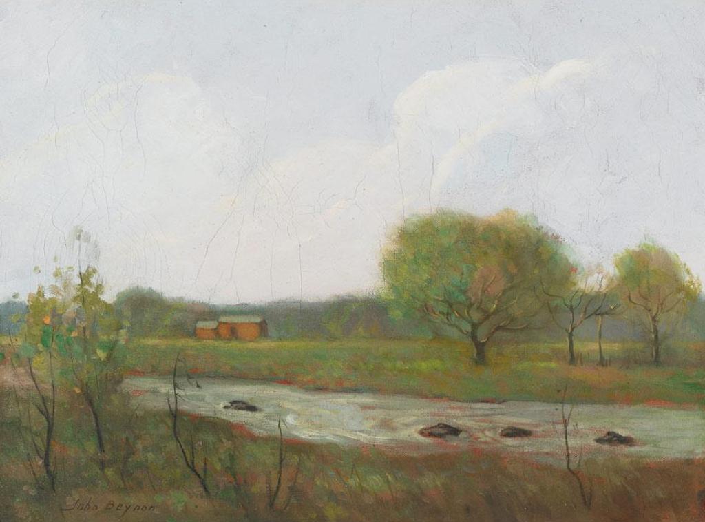 John Hubert Beynon (1890-1970) - Farm On The Etobicoke In Summer