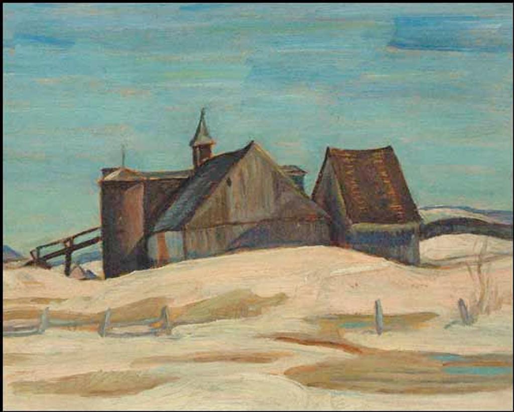 Alexander Young (A. Y.) Jackson (1882-1974) - Barns, l'Islet Ste. Louise
