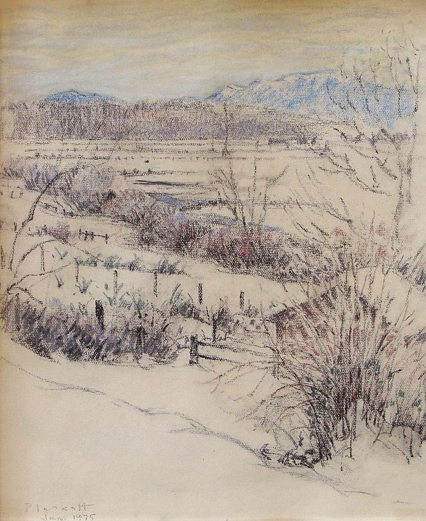 Joseph (Joe) Francis Plaskett (1918-2014) - Untitled - Winter Landscape