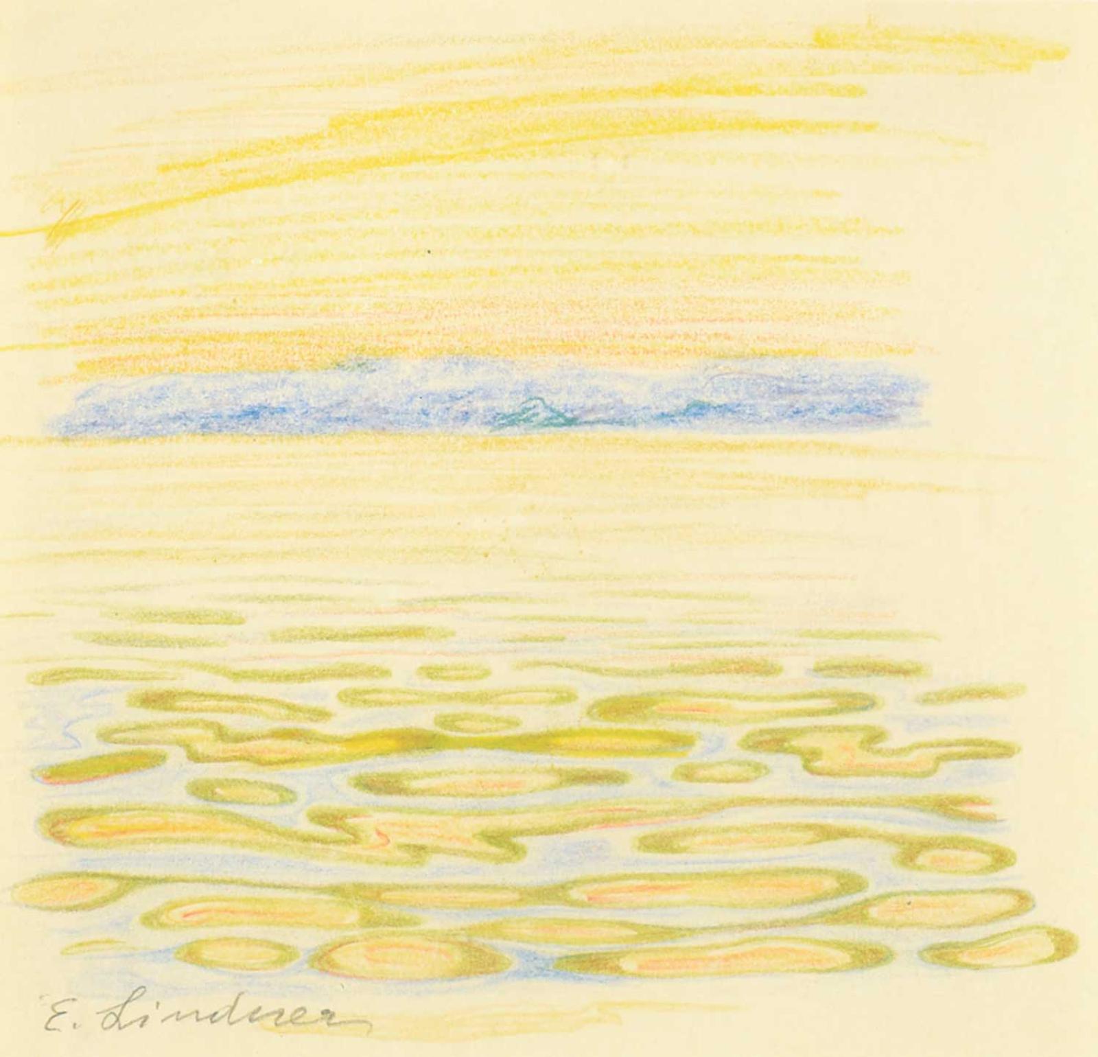 Ernest Friedrich Lindner (1897-1988) - Lake with Water Pattern AP #39