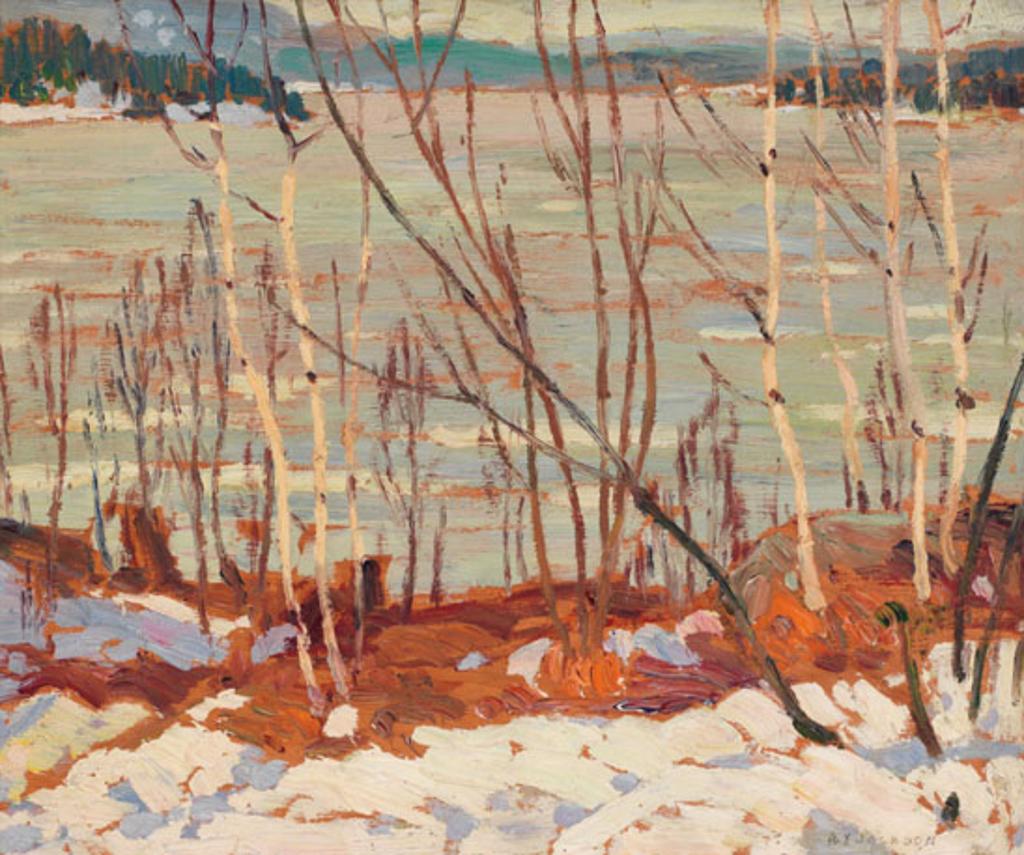 Alexander Young (A. Y.) Jackson (1882-1974) - A Frozen Lake