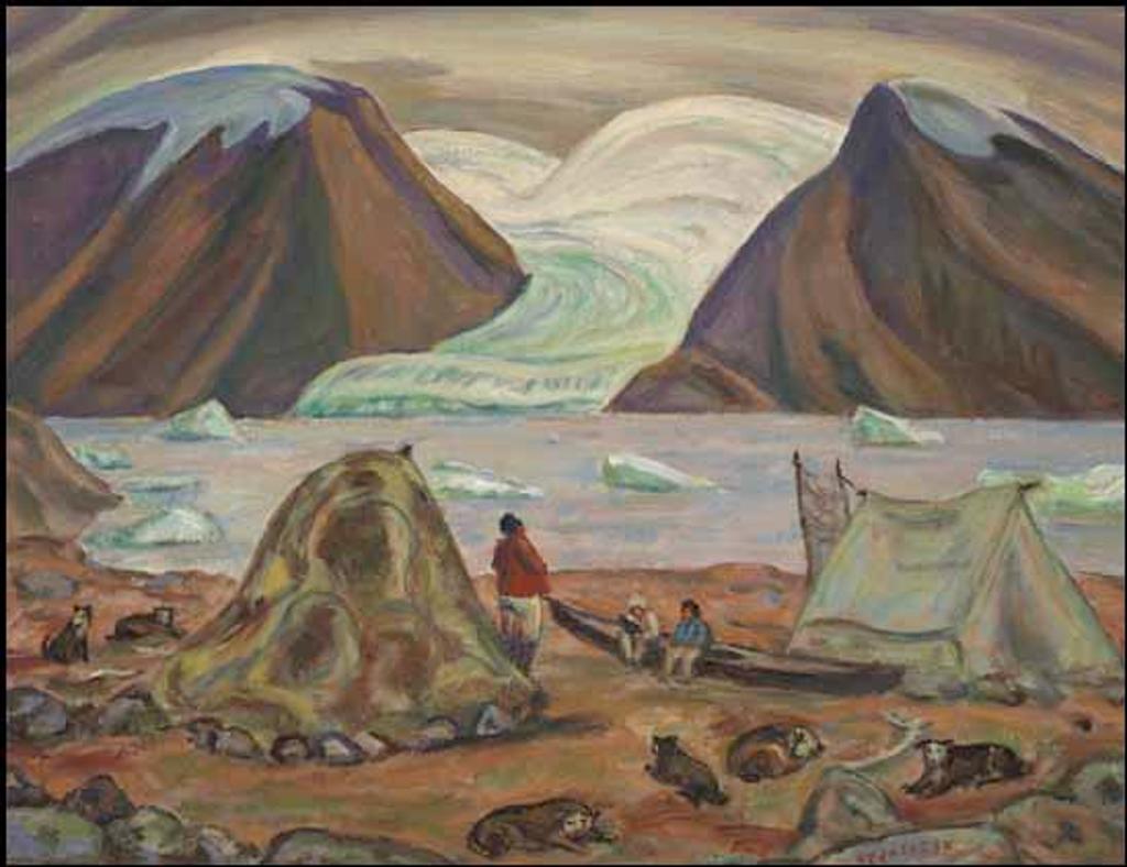 Alexander Young (A. Y.) Jackson (1882-1974) - Encampment, Eastern Arctic