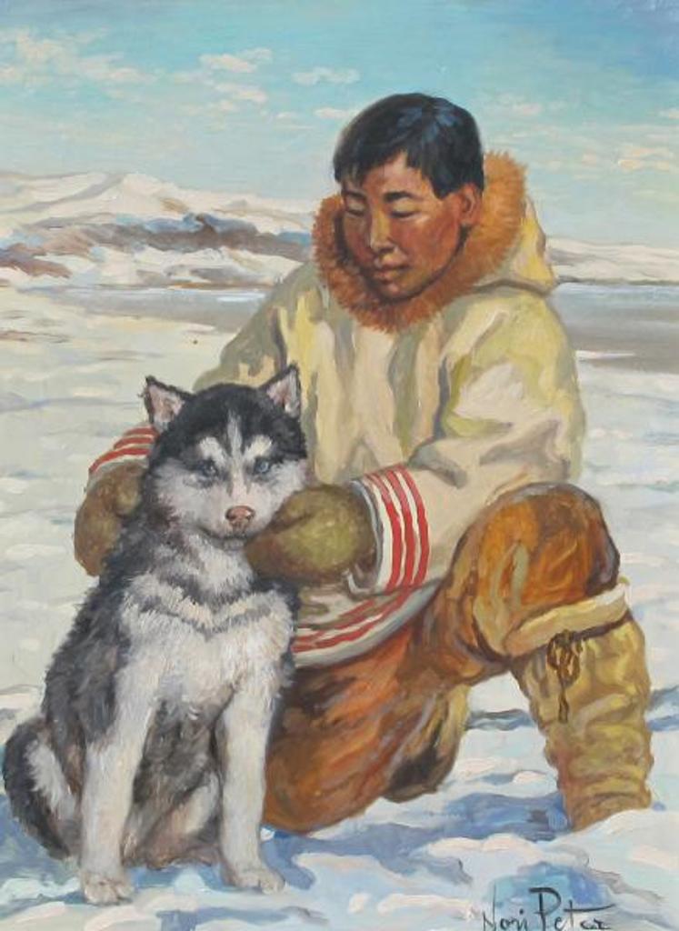 Nori Peter (1935-2009) - Mink And His Dog; N.W.T