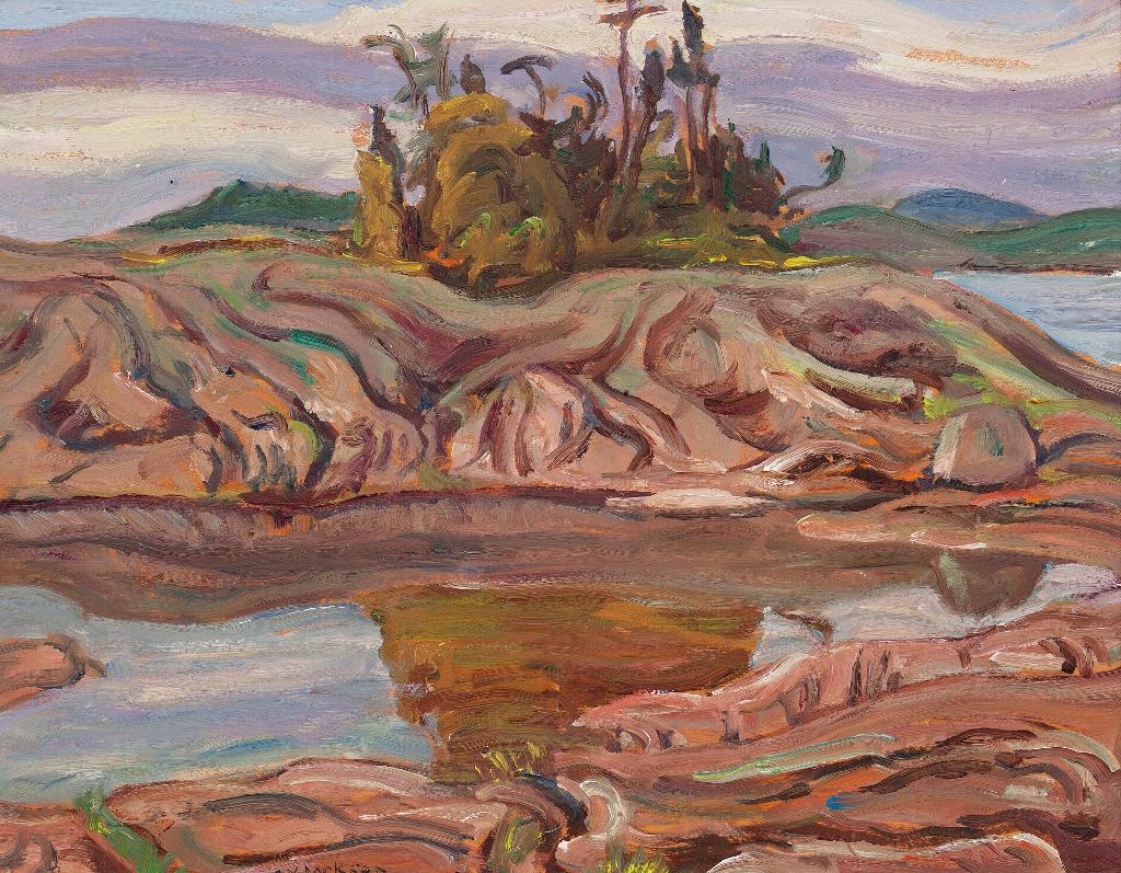Alexander Young (A. Y.) Jackson (1882-1974) - Island, Gargantua Bay, Lake Superior