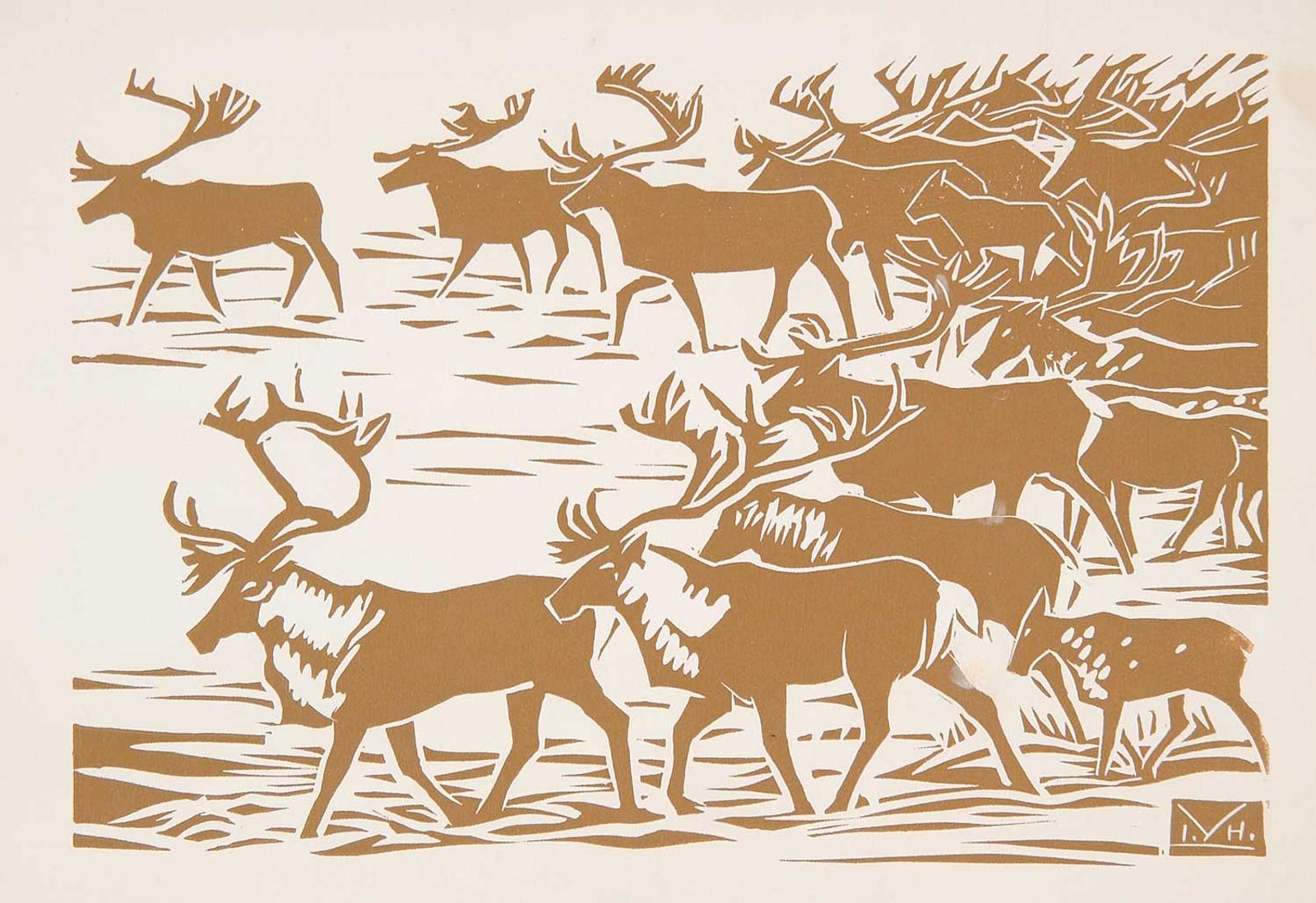 Illingworth Holey (Buck) Kerr (1905-1989) - Untitled -  Caribou Pride